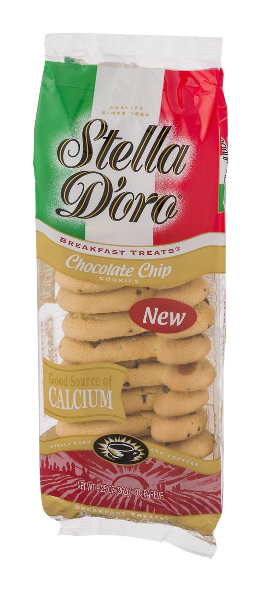 slide 4 of 9, Stella d'Oro Breakfast Treats Chocolate Chip Cookies, 9.25 oz