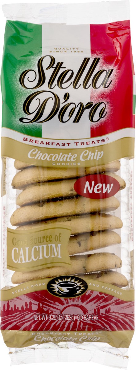 slide 8 of 9, Stella d'Oro Breakfast Treats Chocolate Chip Cookies, 9.25 oz