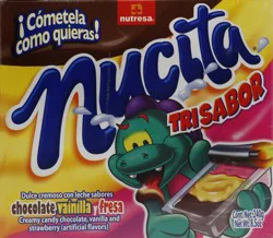 Nucita Nutresa Creamy Candy, Chocolate, Vanilla and Strawberry, 16 Each