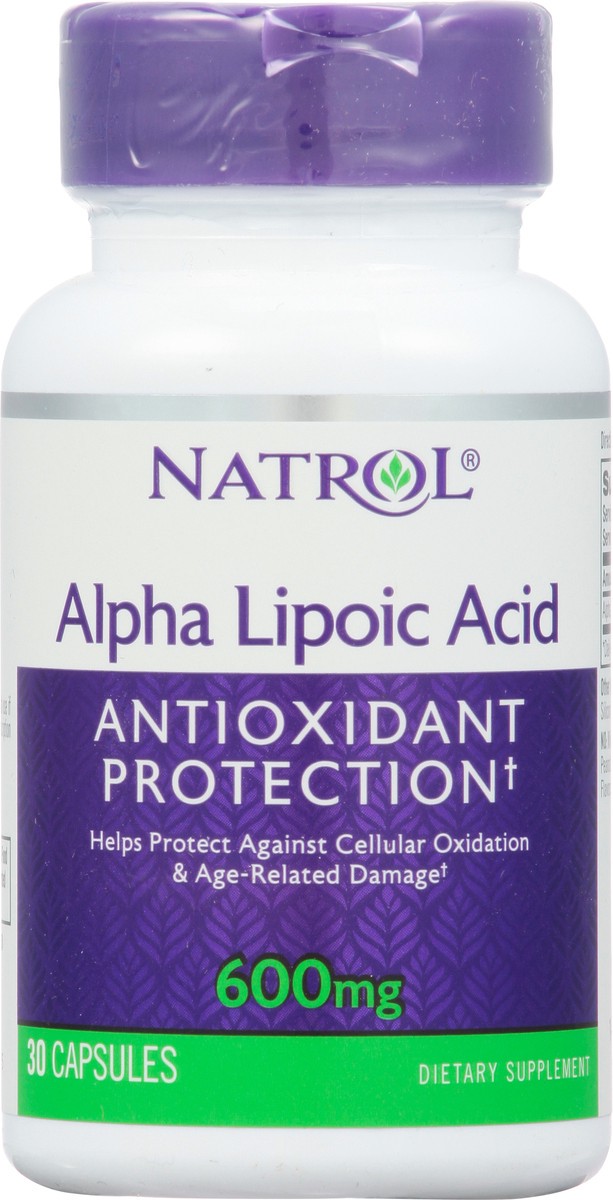 slide 6 of 9, Natrol Alpha Lipoic Acid Antioxidant Protection Dietary Supplement, 30 ct