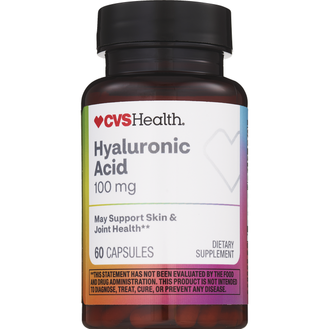slide 1 of 1, CVS Health Hyaluronic Acid Capsules, 60 ct