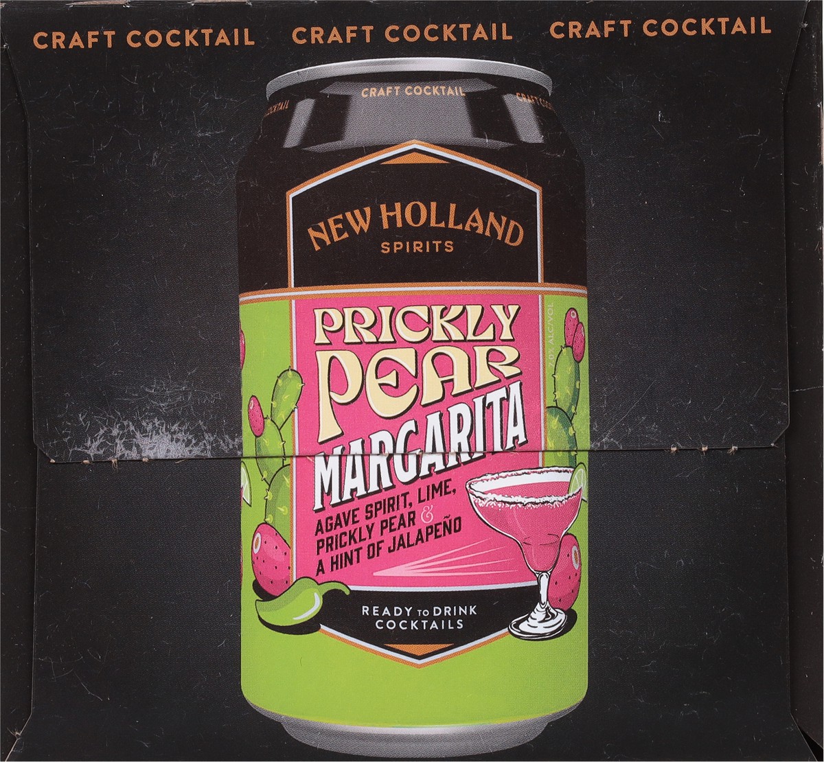 slide 7 of 11, New Holland Spirits 4 Can Prickly Pear Margarita Craft Cocktail 4 - 12 fl oz Cans, 4 ct; 12 oz