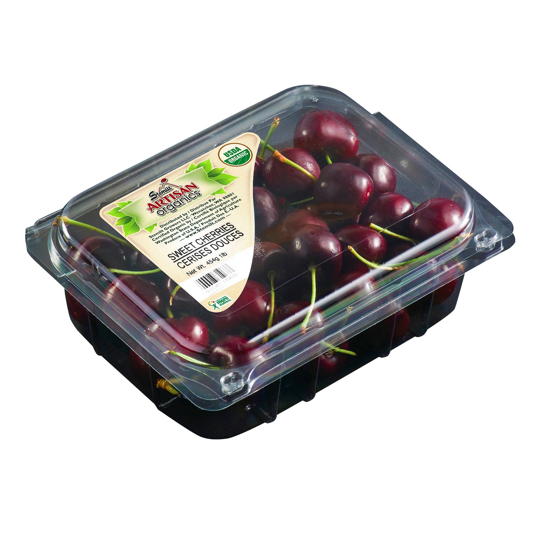 slide 1 of 1, Bulk produce Organic Cherries Package, 1 lb