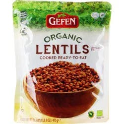 Gefen Organic Lentils - 16.9 oz