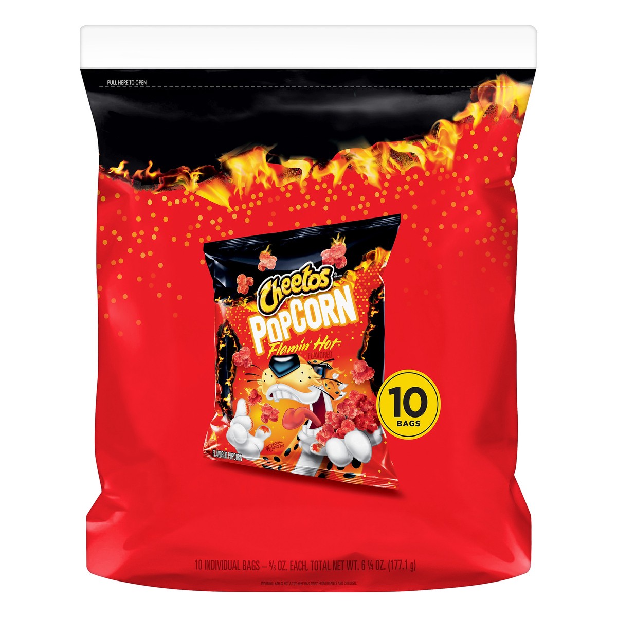 slide 6 of 7, Cheetos 10 Pack Flamin Hot Popcorn 10 ea, 10 ct