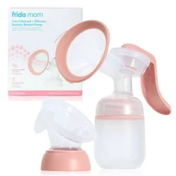 Frida Mom 2-in-1 Swappable Manual Convertible Breast Pump - 5oz