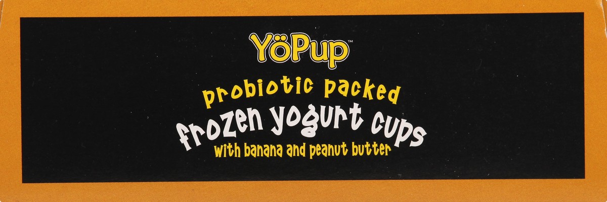 slide 12 of 12, YoPup Frozen with Banana and Peanut Butter Yogurt Cups 4 ea, 4 ct