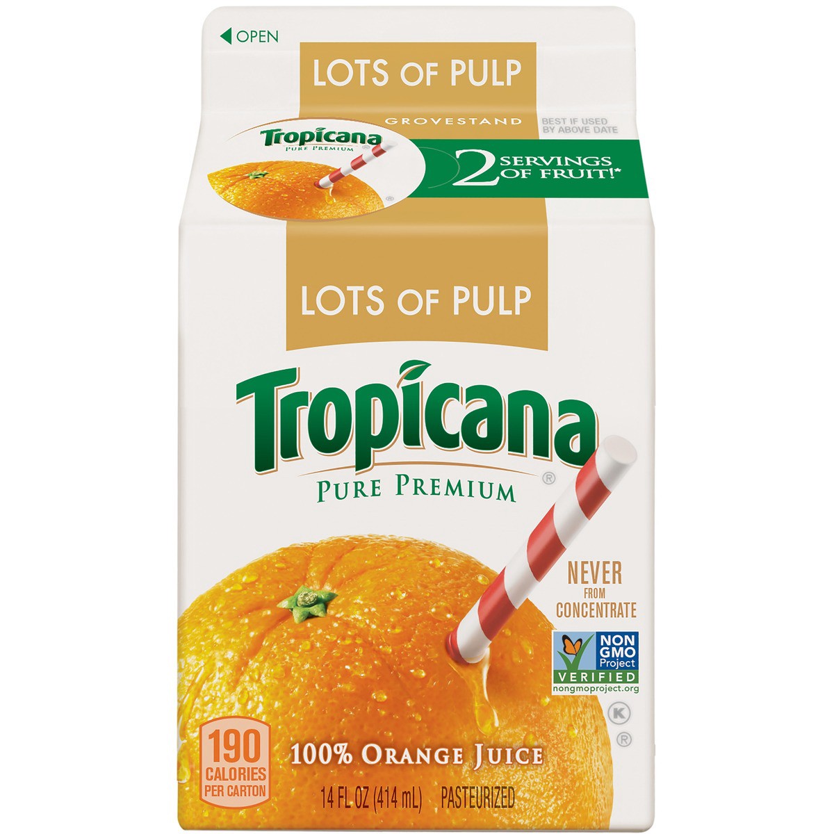 slide 10 of 11, Tropicana 100% Juice - 14 oz, 14 oz