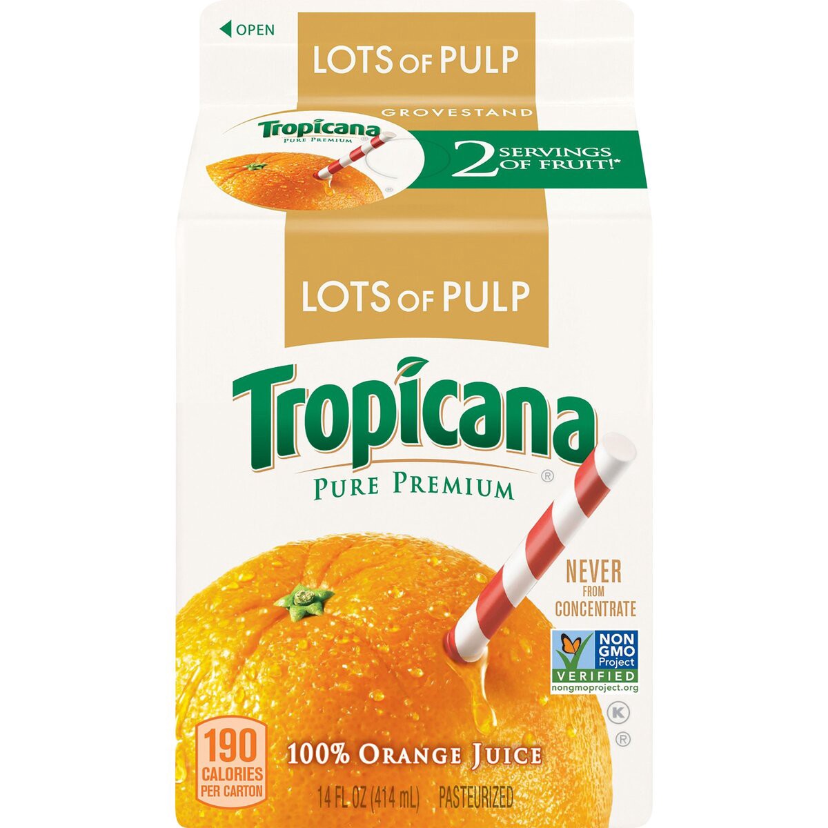 slide 8 of 11, Tropicana 100% Juice - 14 oz, 14 oz