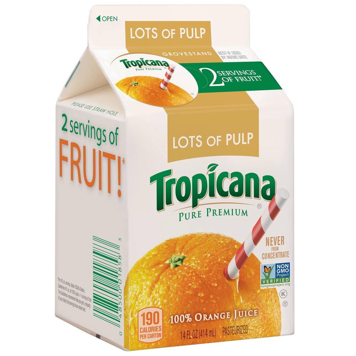 slide 6 of 11, Tropicana 100% Juice - 14 oz, 14 oz