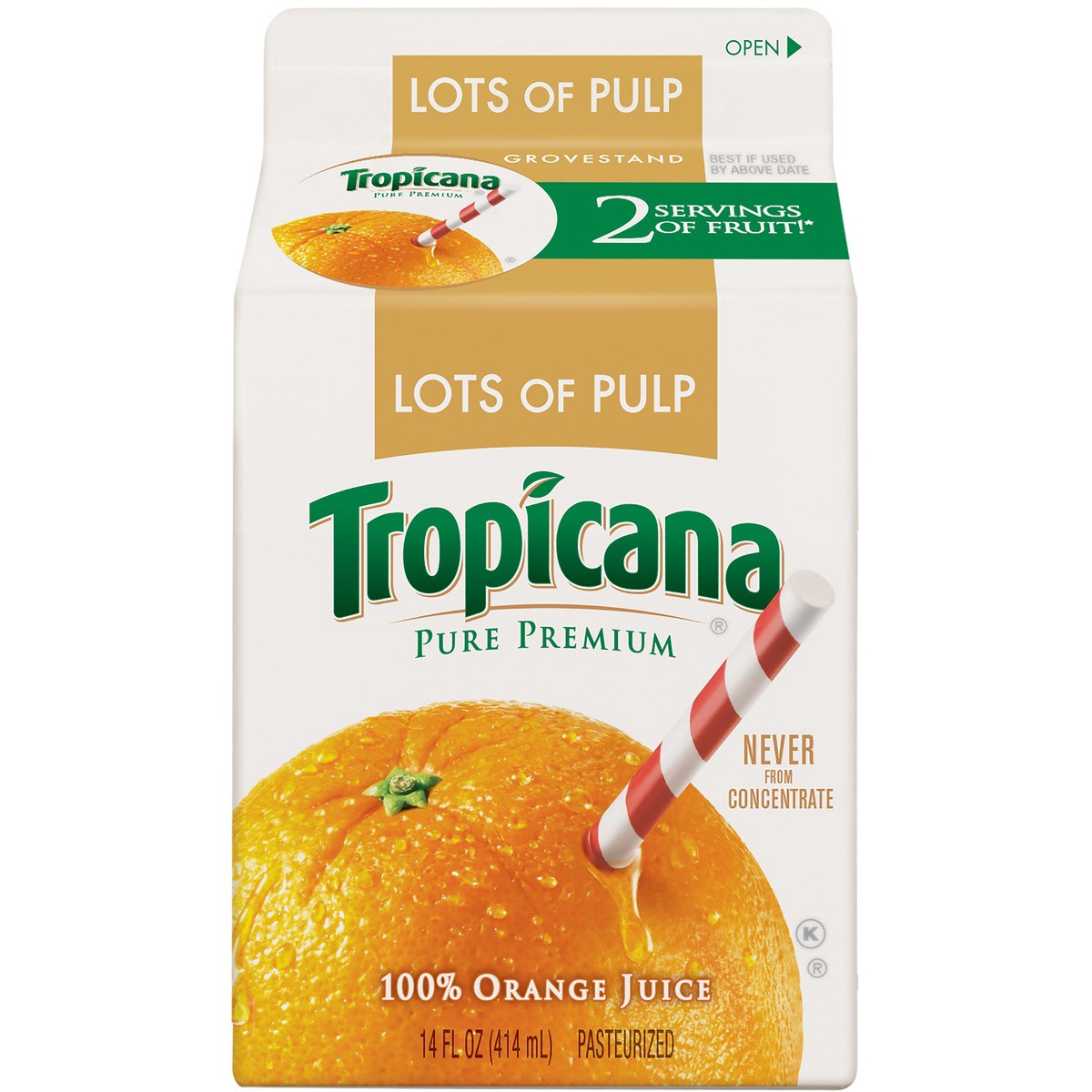 slide 4 of 11, Tropicana 100% Juice - 14 oz, 14 oz