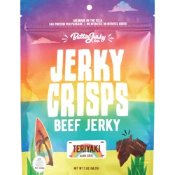 Better Jerky Teriyaki Beef Crisps 2oz - 2 OZ