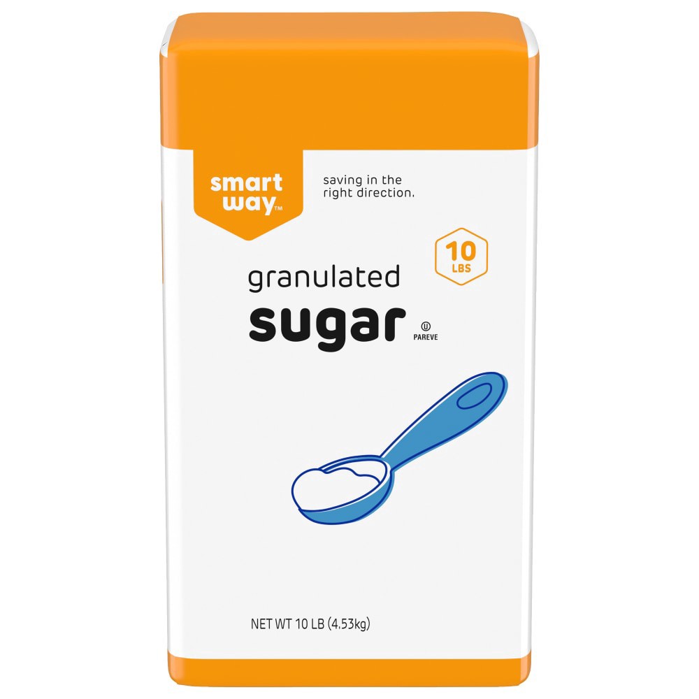 slide 2 of 2, Smart Way Granulated Sugar, 10 lb