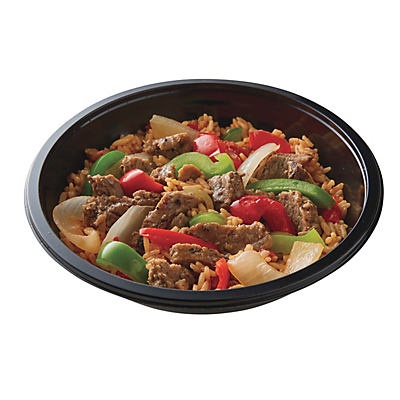 slide 1 of 1, H-E-B Meal Simple Beef Fajita Bowl, 12 oz