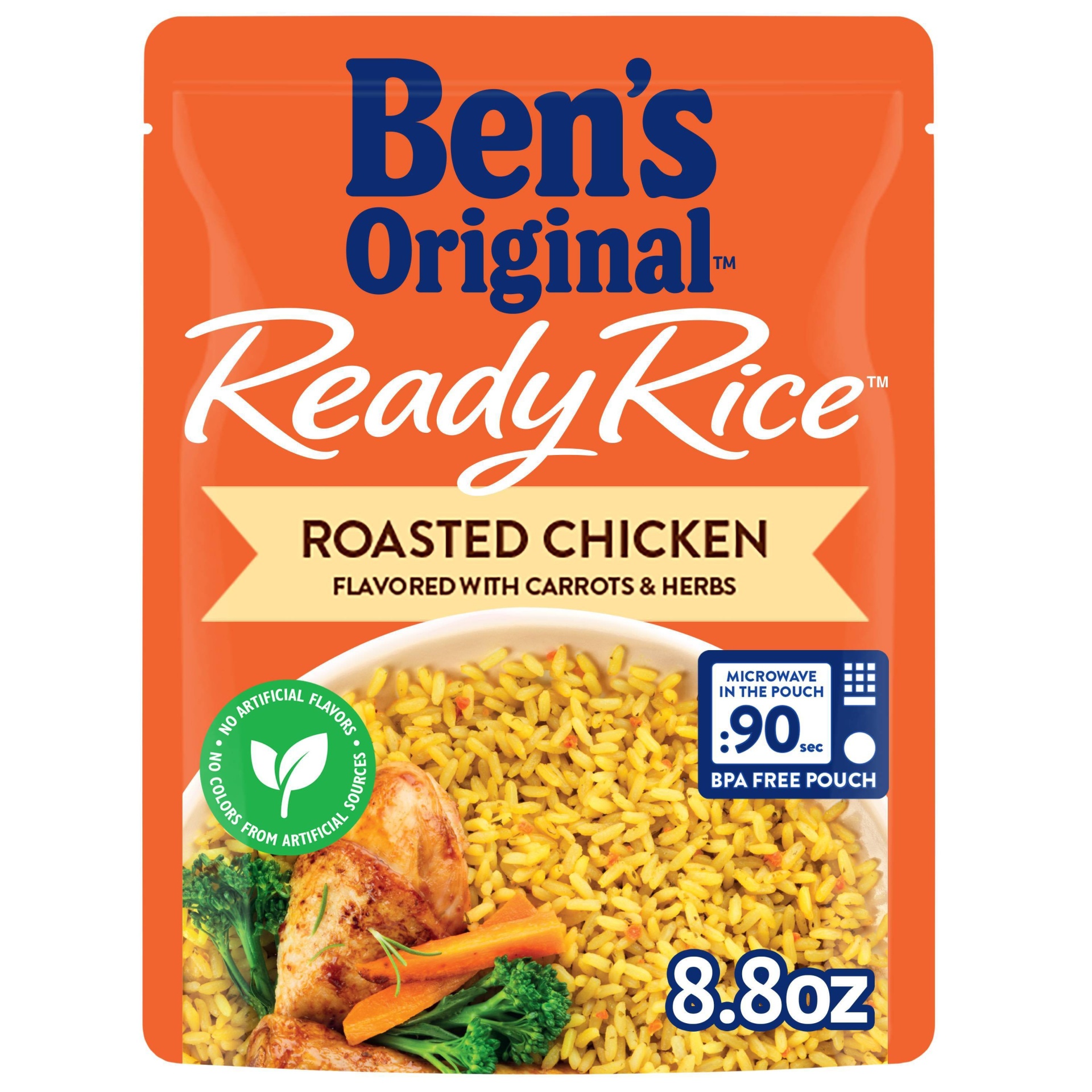 slide 1 of 2, Ben's Original Roasted Chicken Flavored Ready Rice, 8.8 oz