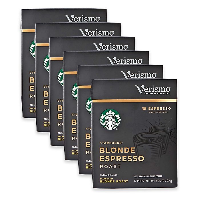 slide 1 of 1, Starbucks Verismo Blonde Espresso Pods, 72 ct