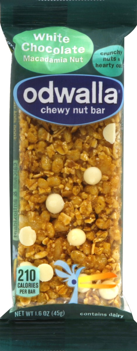 slide 5 of 6, Odwalla Chewy Nut Bar, White Chocolate Macadamia Nut, 2 oz