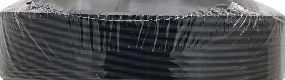 slide 4 of 6, First Street 10 1/4 Inch Black 3 Compartment Plate, 75 ct