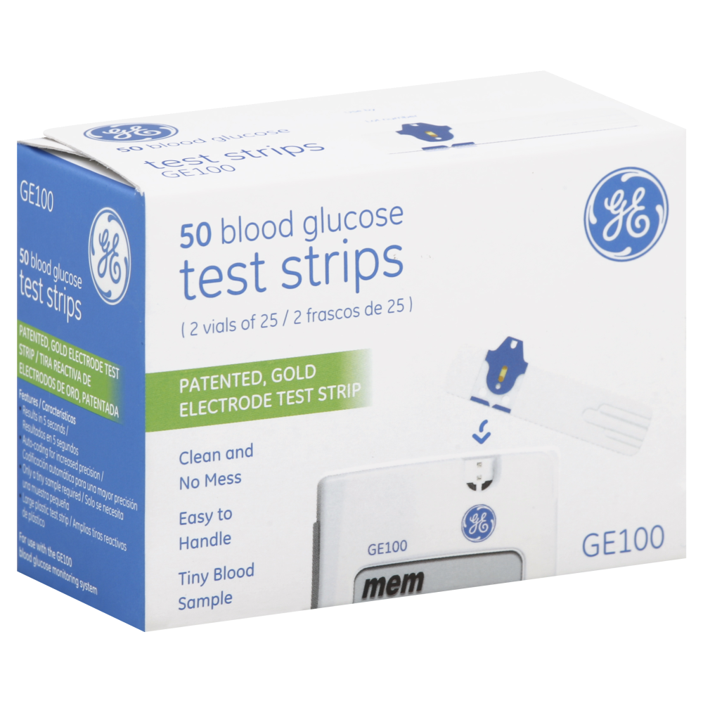 slide 1 of 1, Ge100 Test Strips, 50 ct