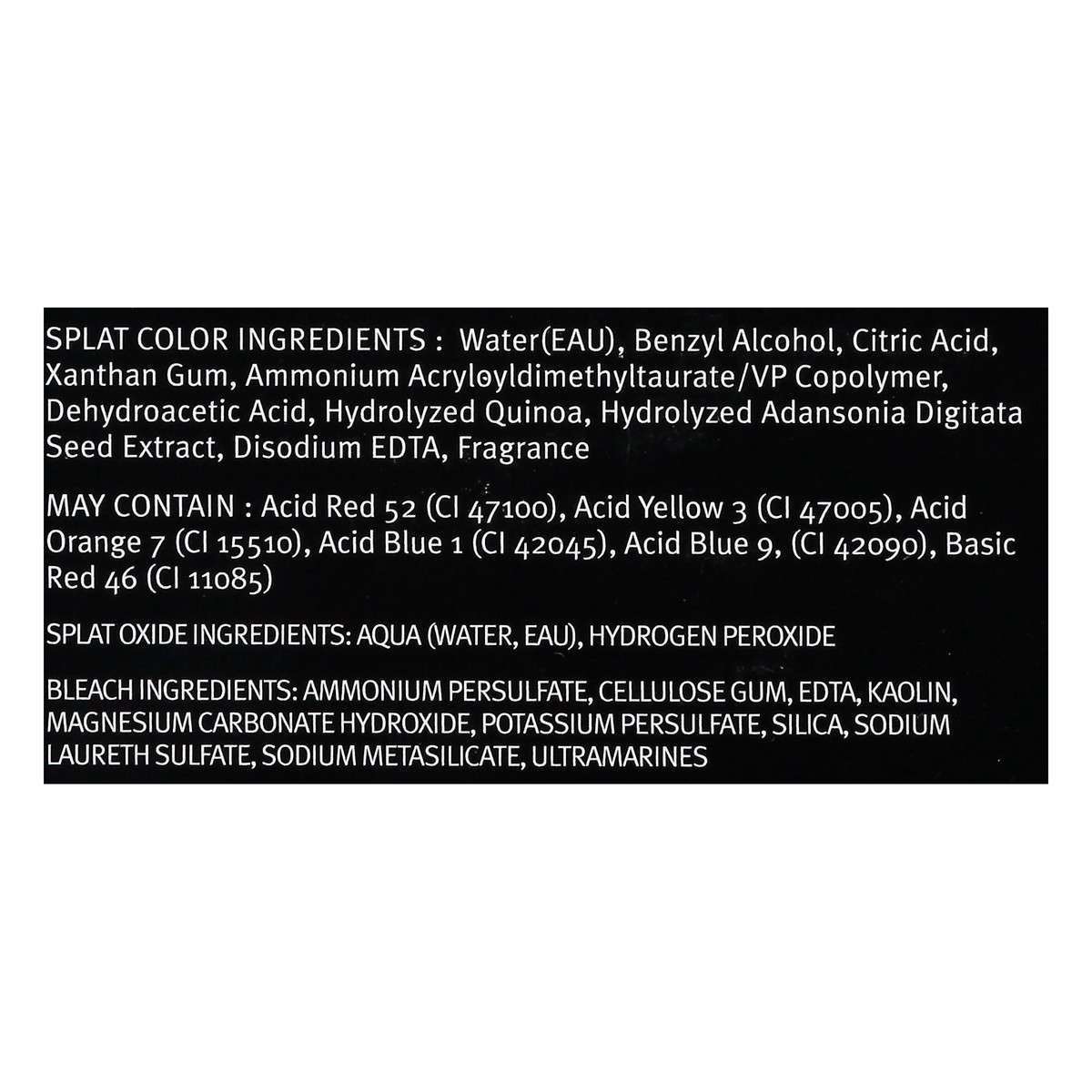 slide 4 of 12, Splat Rebellious Colors Hair Color Complete Kit Puresapphire, 6 oz