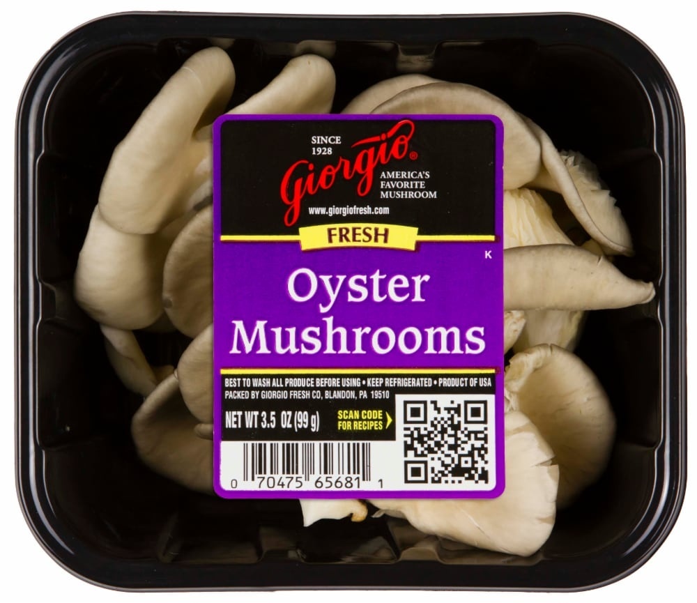 slide 1 of 1, Giorgio Cello Oyster Mushrooms, 3.5 oz