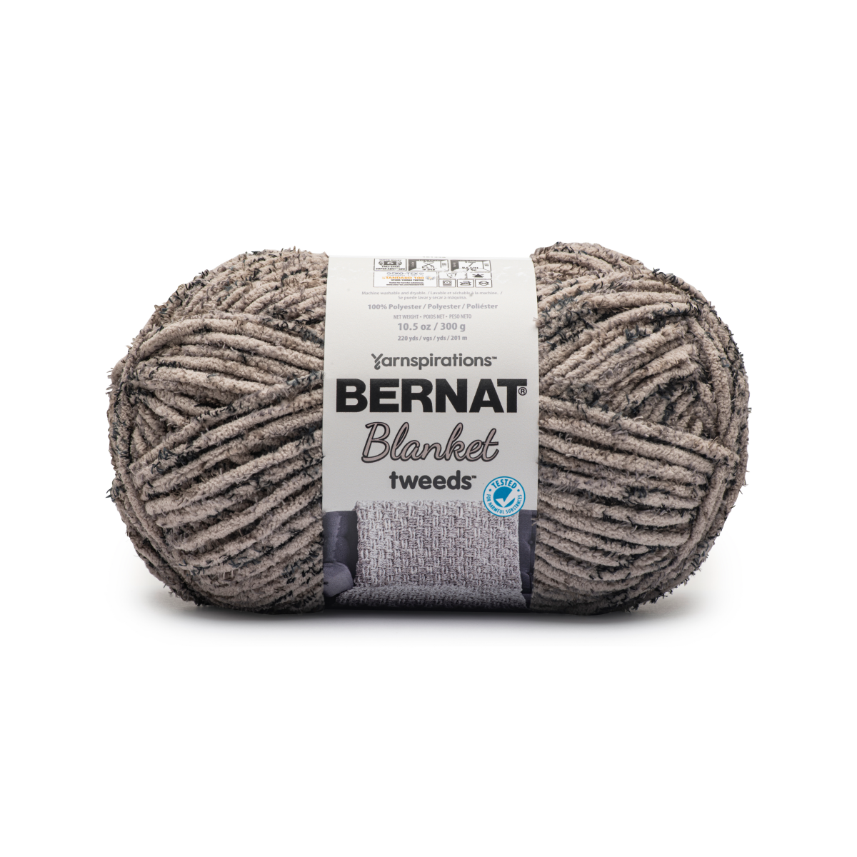 slide 1 of 1, Bernat Blanket Yarn Tweeds Dove, 10.5 oz