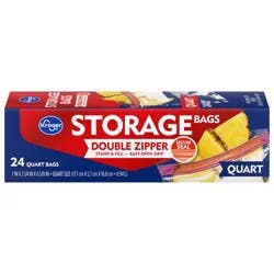 Kroger Reclosable Quart Storage Bags