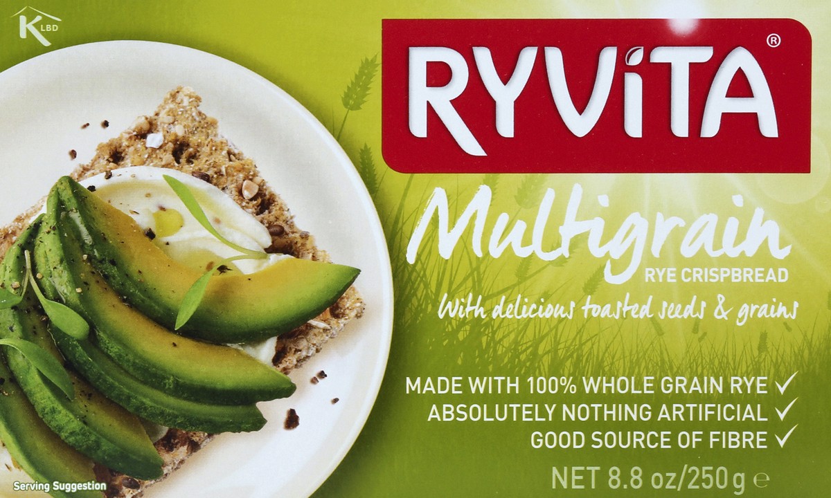 slide 4 of 4, Ryvita Multigrain Crispbread, 8.8 oz