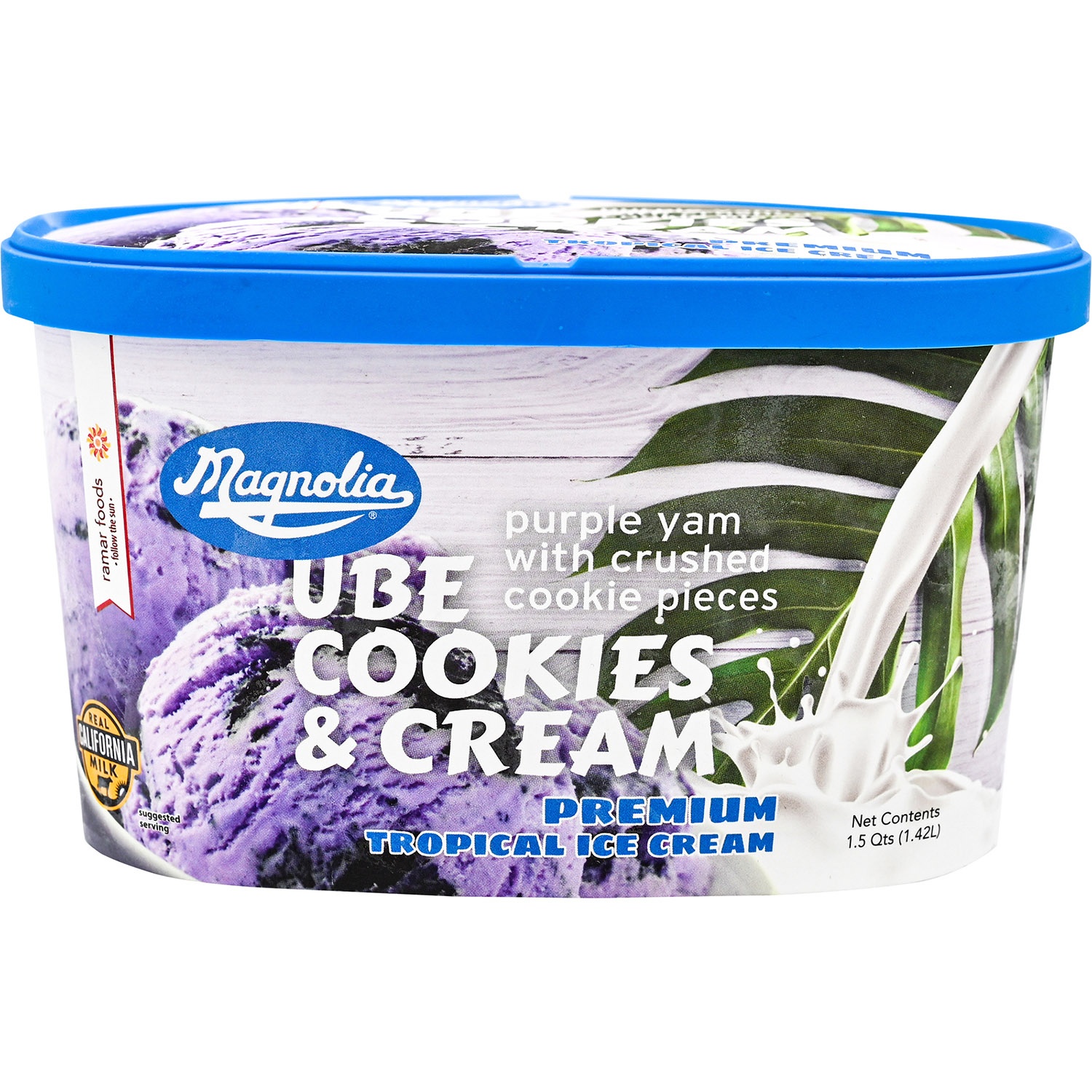 slide 1 of 1, Magnolia Ube Cookies Cream, 1.5 qt