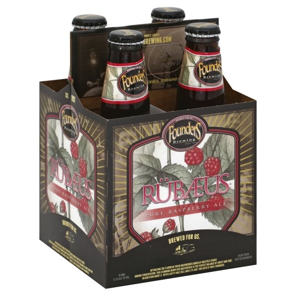 slide 1 of 1, Founders Brewing Co. Rubaeus Bottles, 4 ct; 12 fl oz