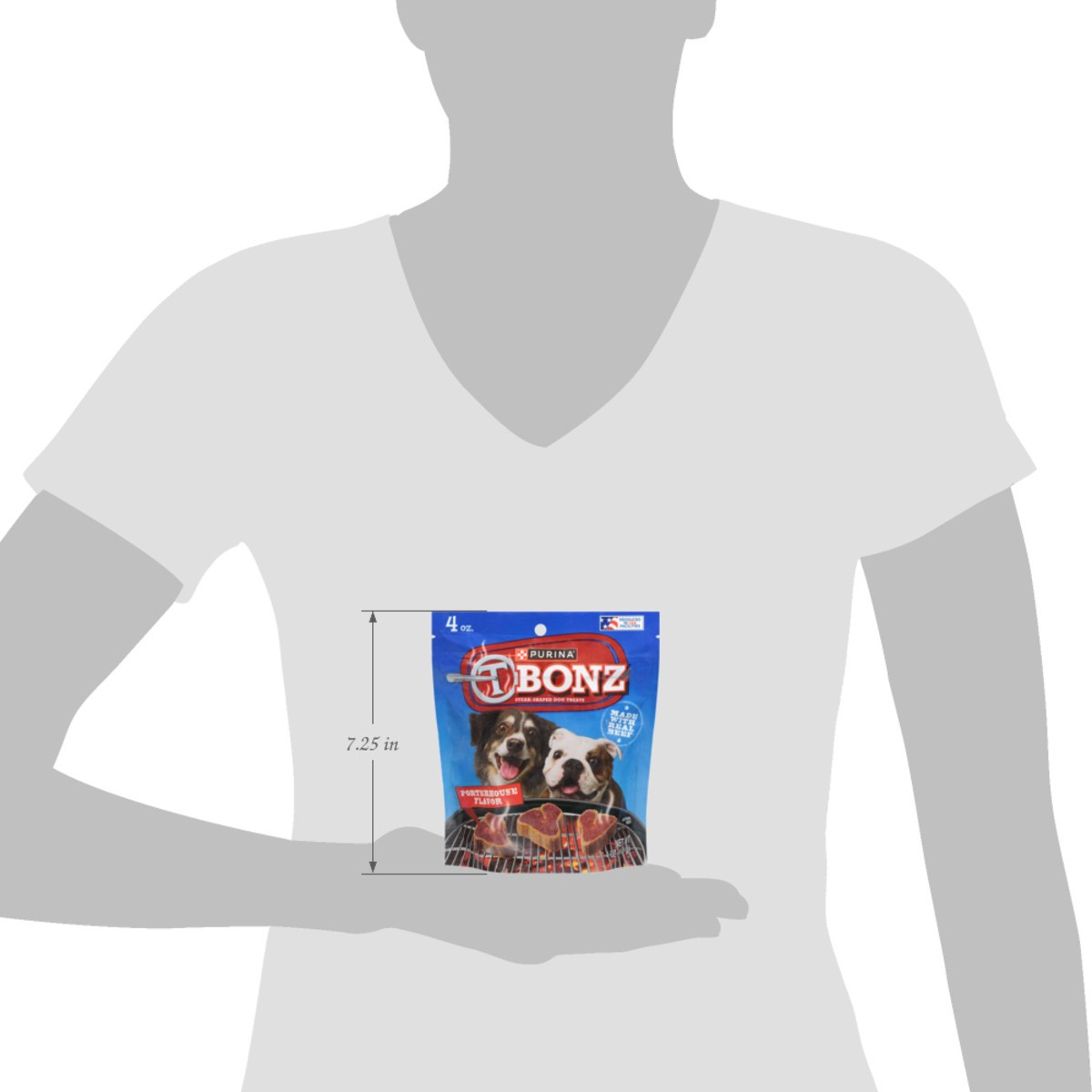slide 5 of 16, Purina® T-Bonz® Porterhouse Flavor Dog Treats, 4 oz