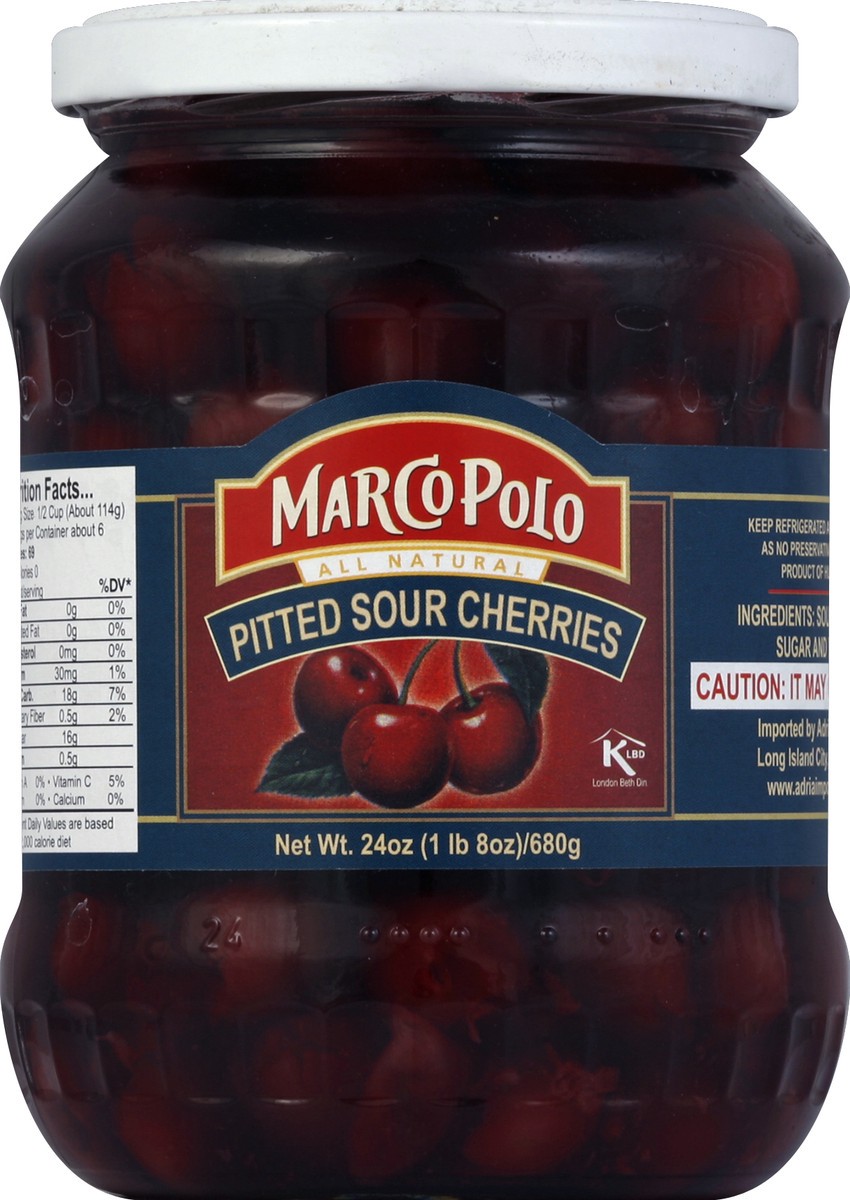 slide 2 of 2, Marco Polo Cherries 24 oz, 24 oz