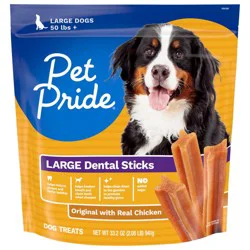 Pet Pride® Real Chicken Flavor Large Dog Dental Chews