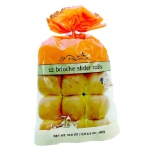 slide 1 of 1, St Pierre Brioche Slider Rolls, 16.9 oz