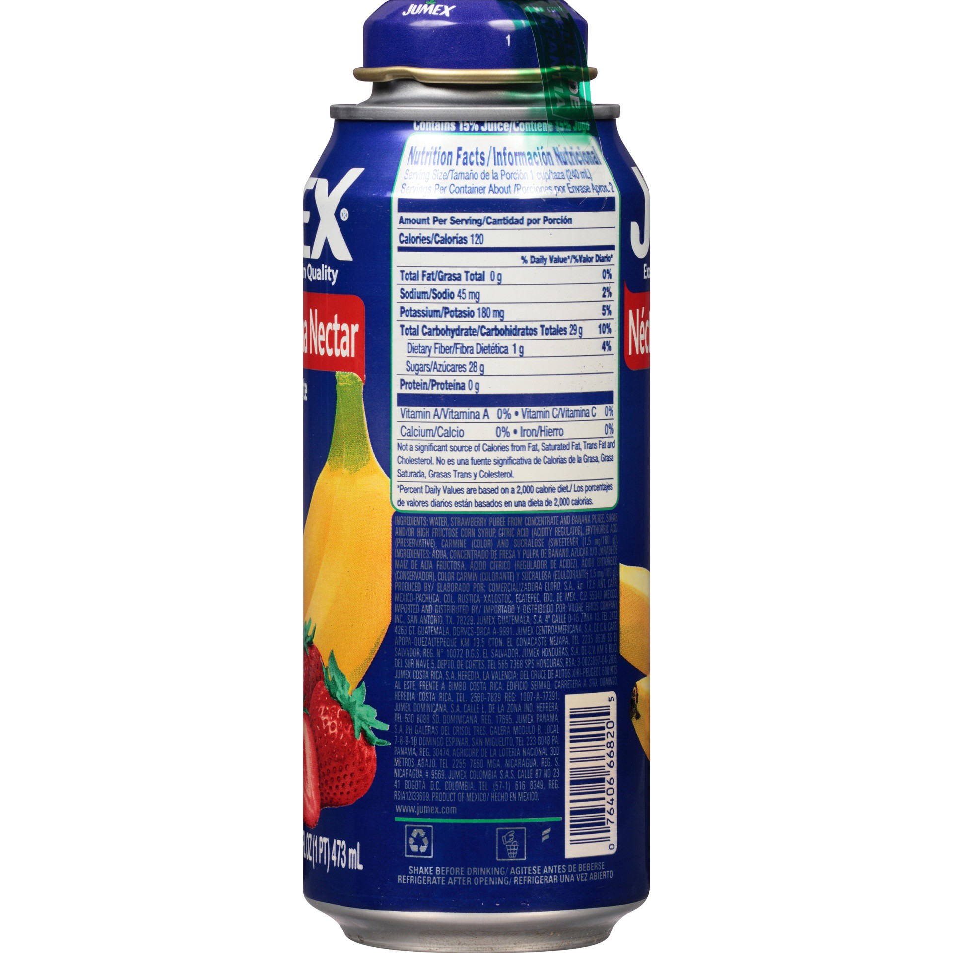 slide 5 of 6, Jumex Strawberry-Banana Nectar from Concentrate - 16 fl oz, 16 fl oz