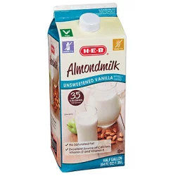 H-E-B Unsweetened Vanilla Almondmilk