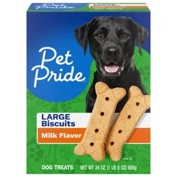 Pet Pride® Large Milk Flavor Dog Biscuits