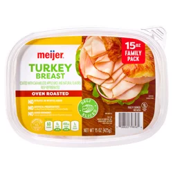 Meijer Oven Roasted Turkey Breast Lunch Meat, 15 Oz