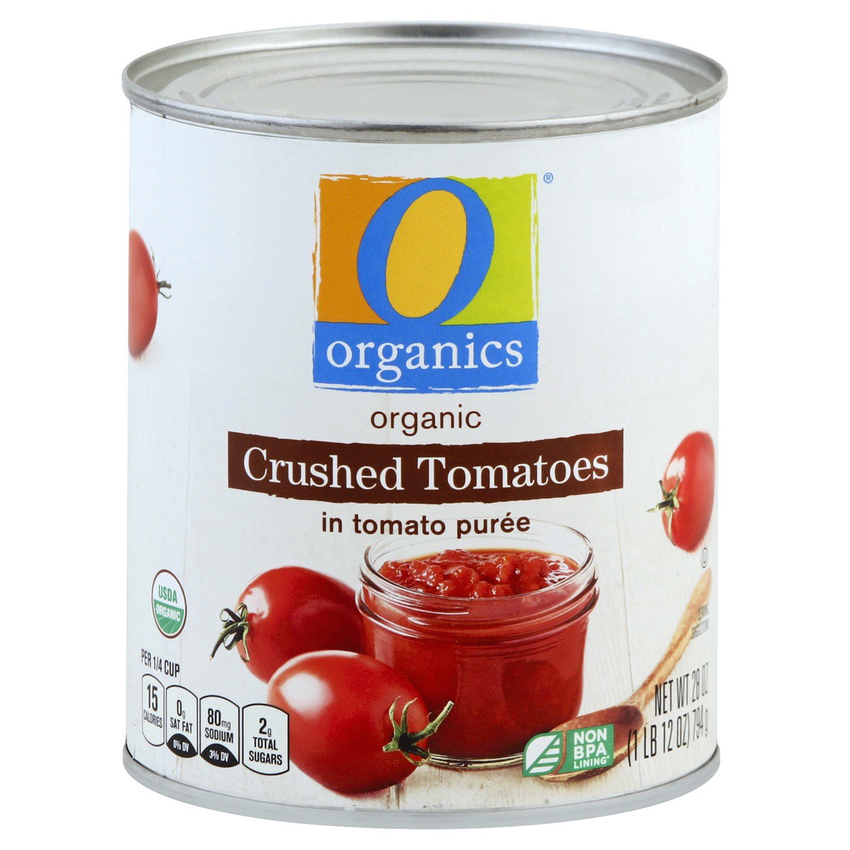 slide 1 of 7, O Crushed Tomatoes, 28.0 oz