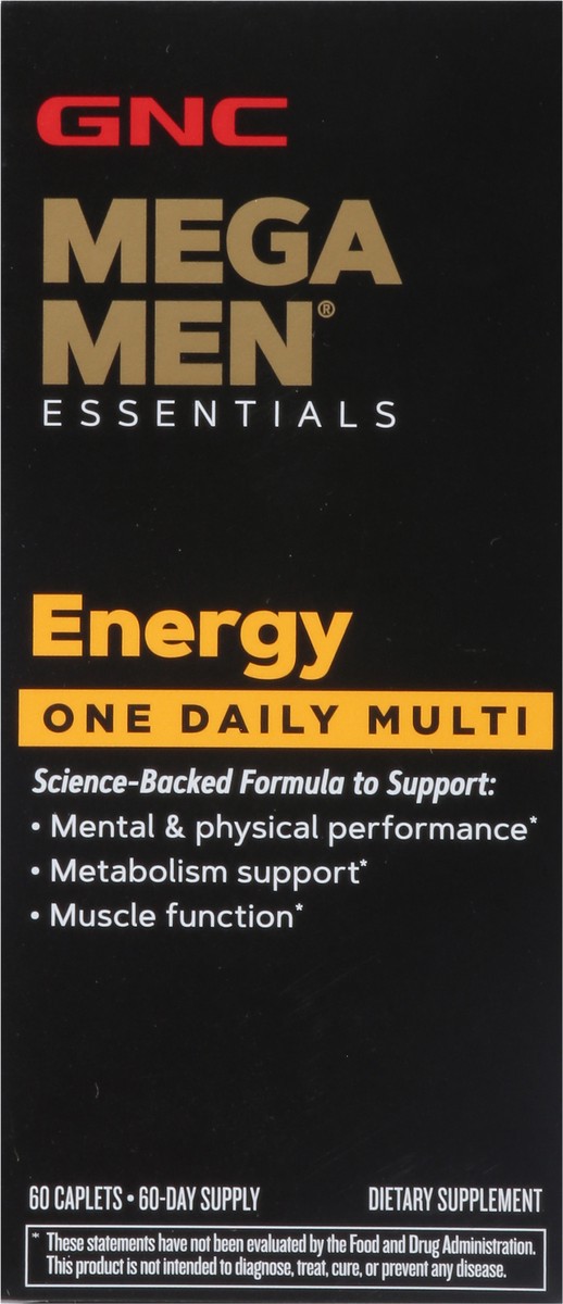 slide 7 of 10, GNC Men's Energy One Daily Vitamin, 60 ct