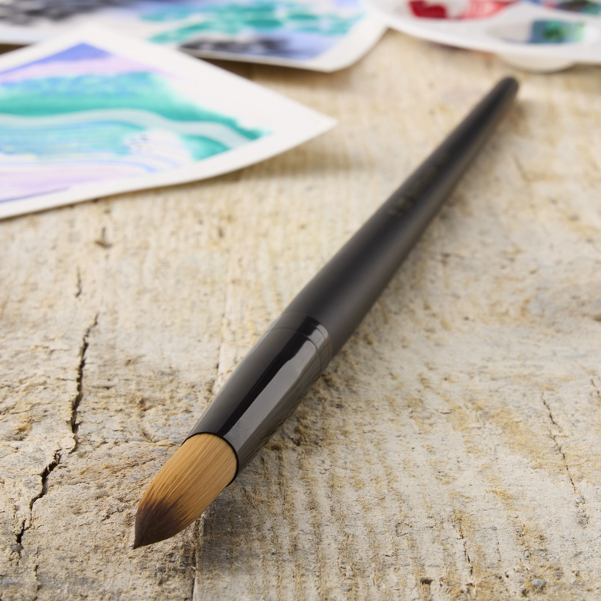 slide 2 of 2, Royal & Langnickel Essentials Long Handle Round Brush, 1 ct