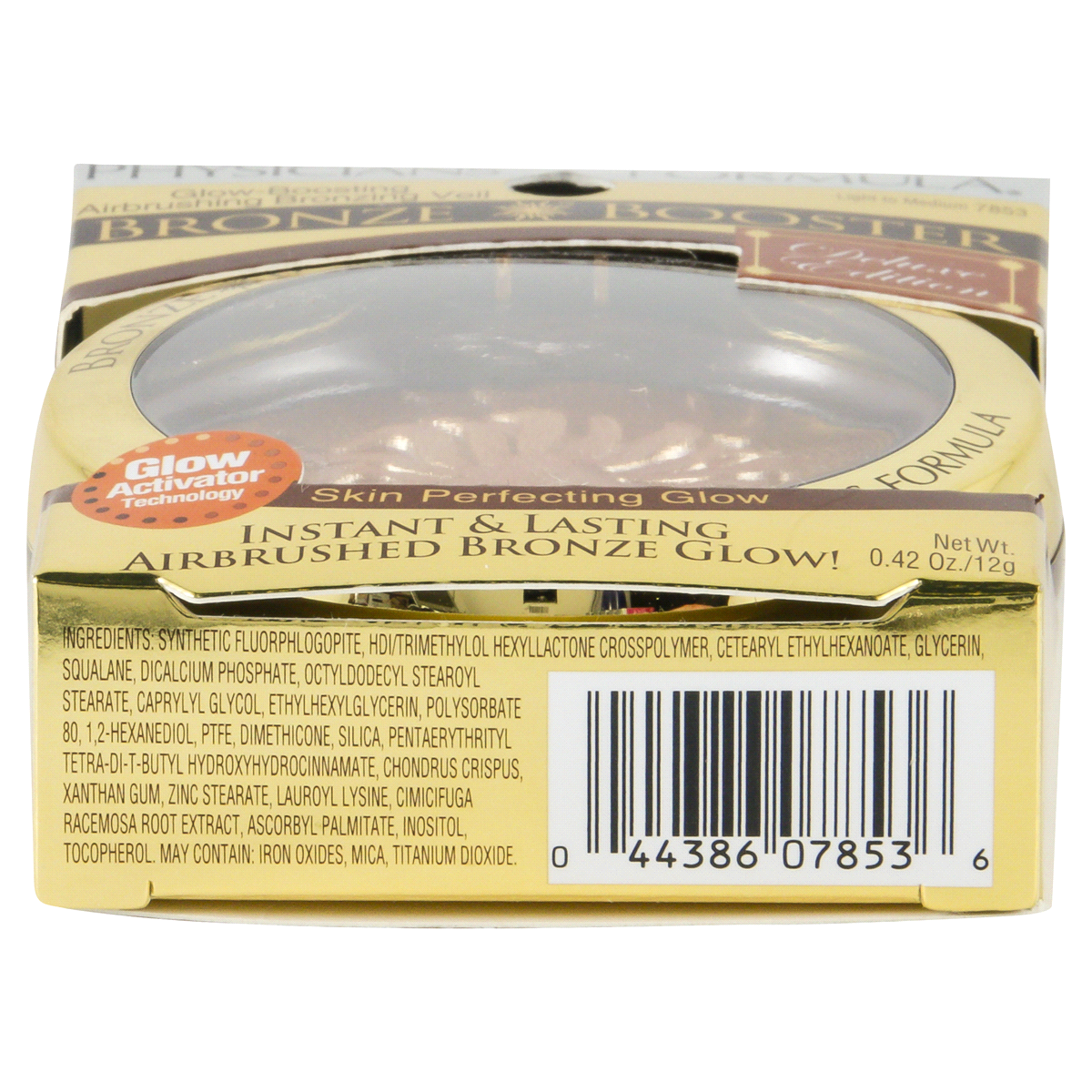 slide 3 of 6, Physicians Formula Bronze Booster Airbrushing Bronzing Veil, Light to Medium, 0.42 oz