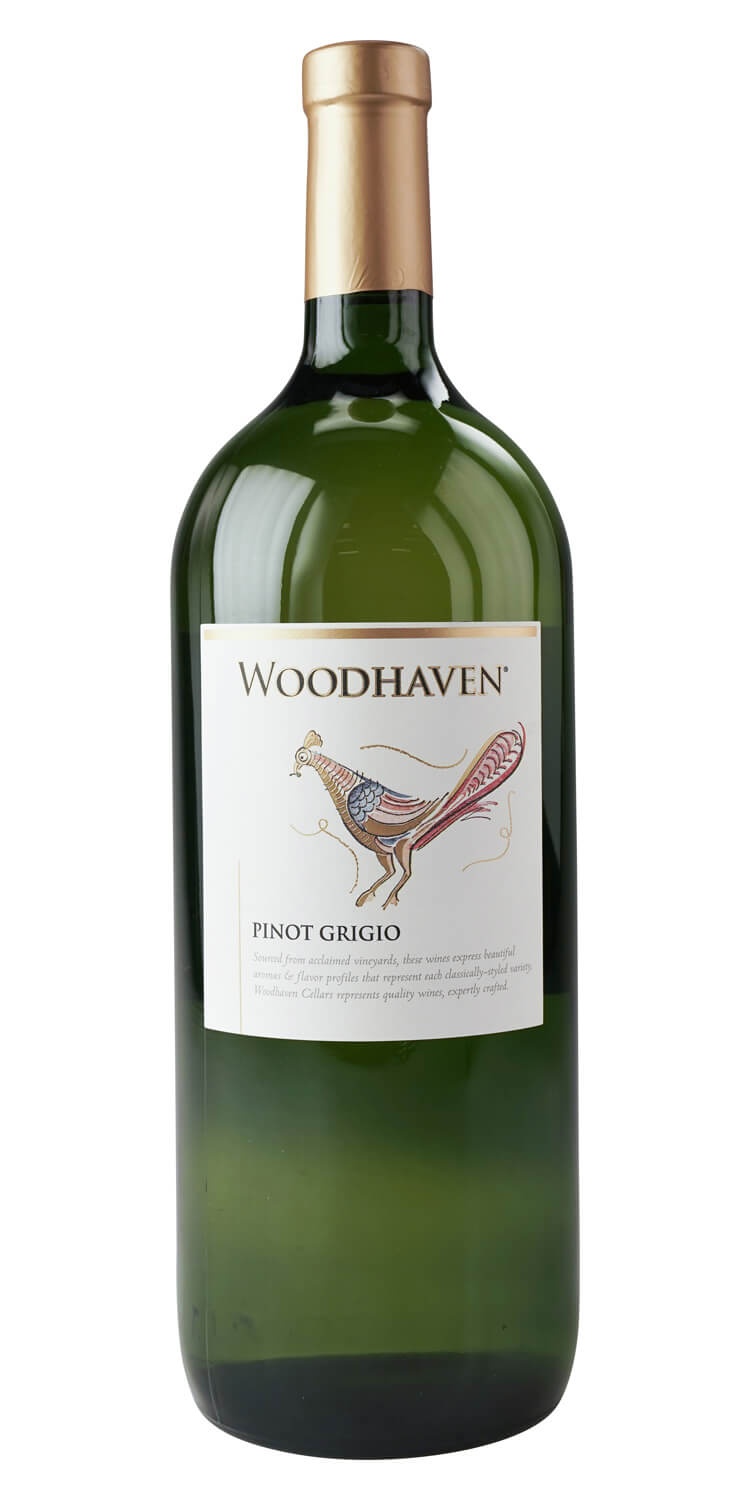slide 1 of 1, Woodhaven Pinot Grigio, 1.5 liter