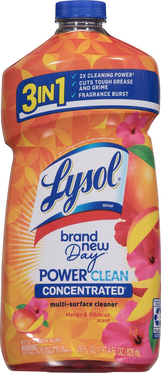 slide 8 of 12, Lysol Brand New Day Mango Hibiscus All Purpose Cleaner 28 Ounces, 28 oz