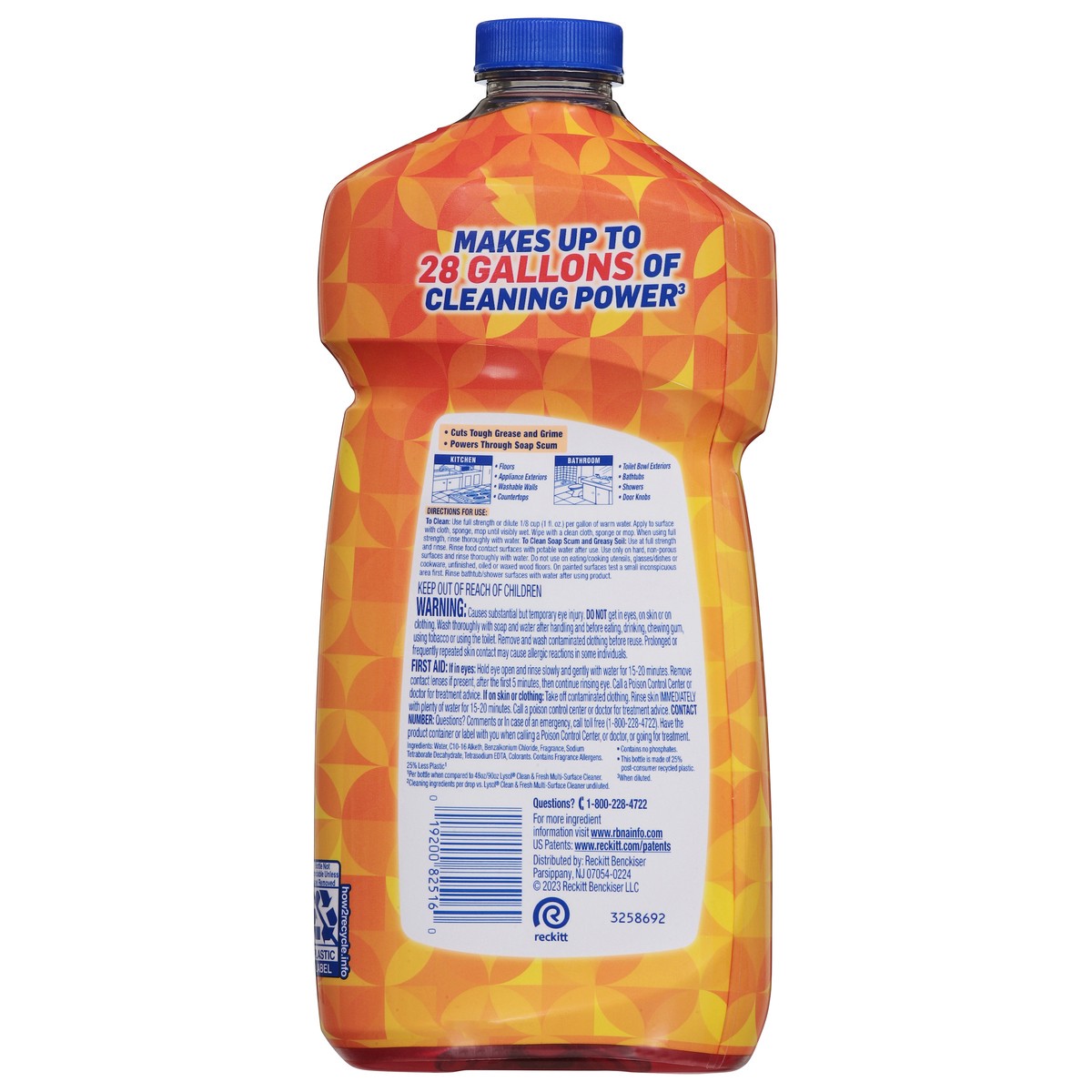 slide 4 of 12, Lysol Brand New Day Mango Hibiscus All Purpose Cleaner 28 Ounces, 28 oz