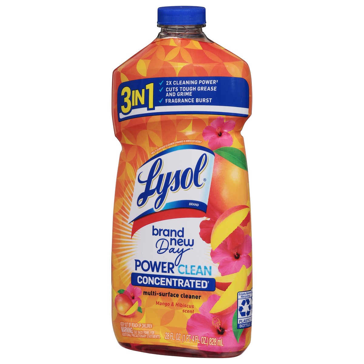 slide 9 of 12, Lysol Brand New Day Mango Hibiscus All Purpose Cleaner 28 Ounces, 28 oz