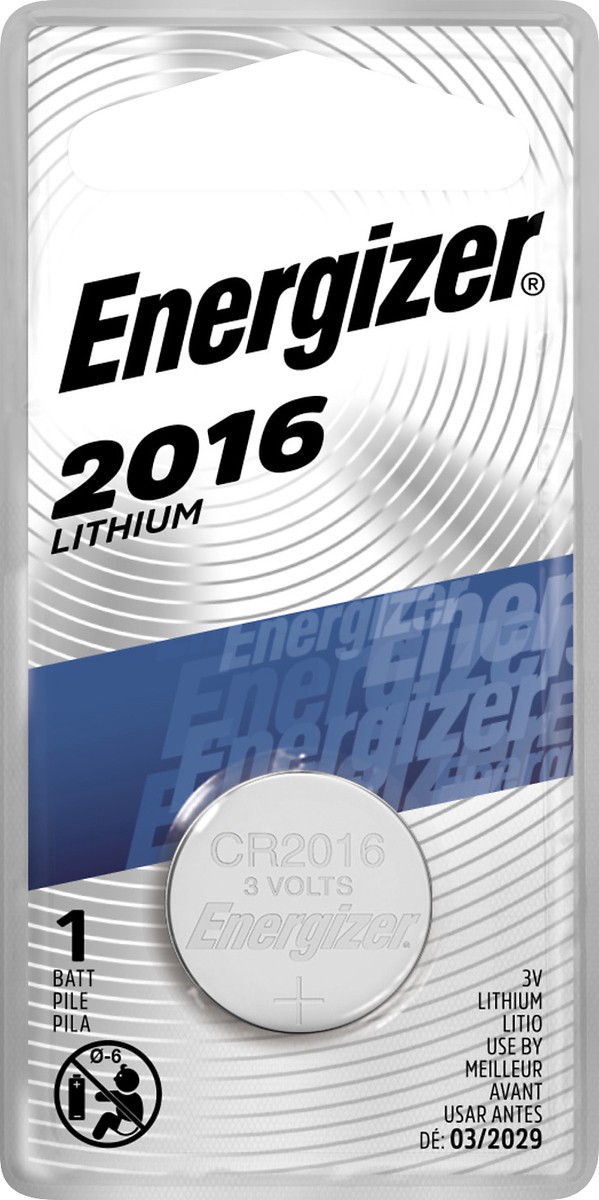 slide 1 of 3, Energizer 2016 Lithium 3V Battery 1 ea, 1 ct