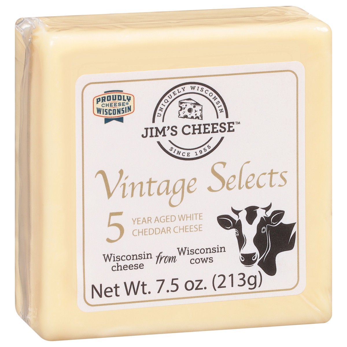 slide 11 of 13, Jim's Cheese Vintage Selects 5 Year Aged White Cheddar Cheese 7.5 oz, 7.5 oz