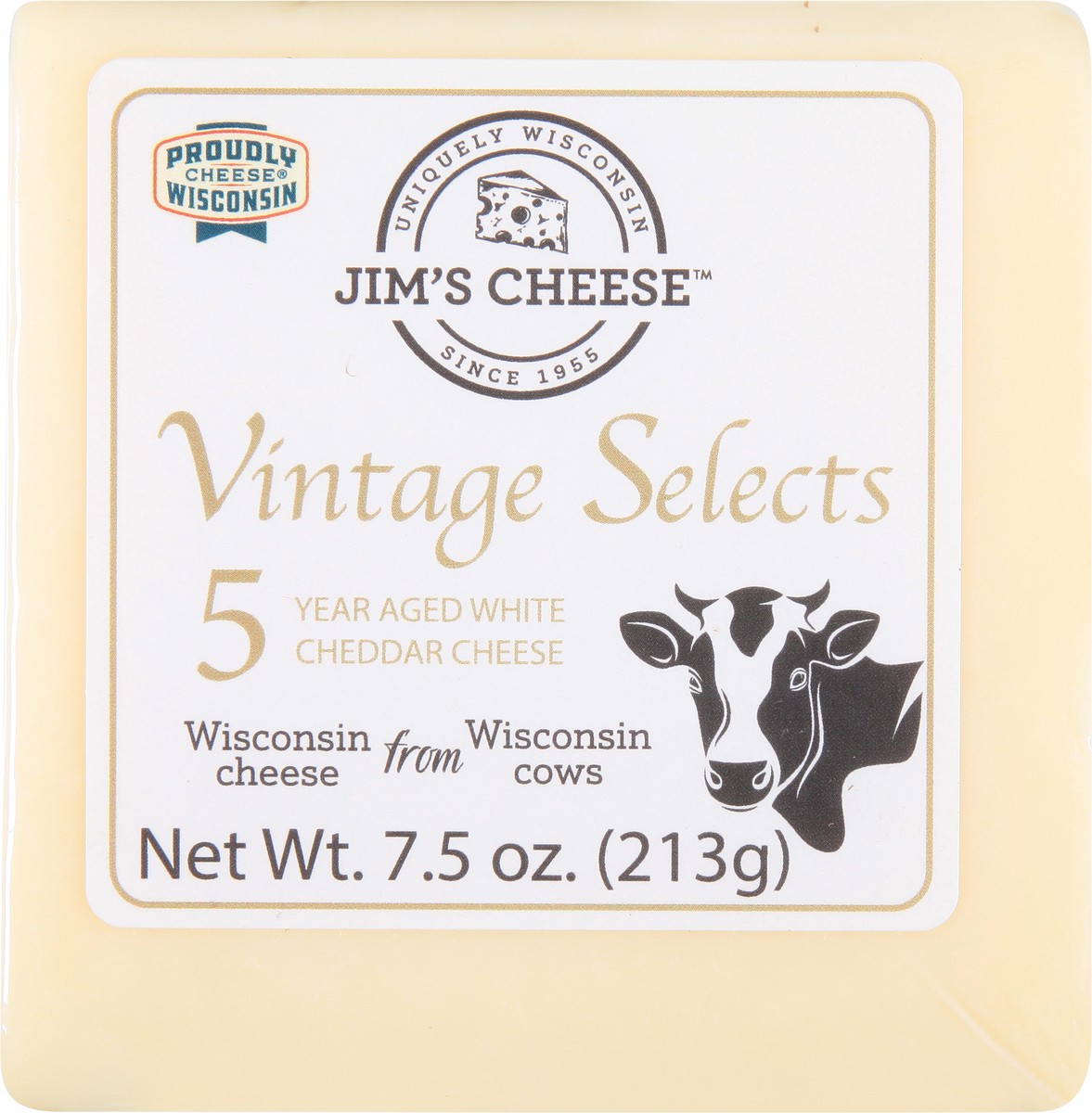 slide 12 of 13, Jim's Cheese Vintage Selects 5 Year Aged White Cheddar Cheese 7.5 oz, 7.5 oz