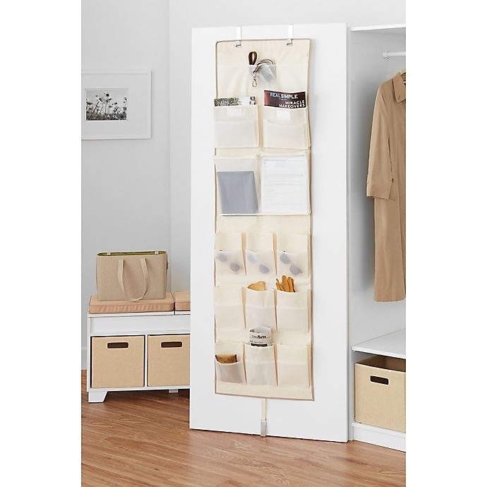 slide 1 of 1, Real Simple Over Door Multi-Pocket Organizer, 1 ct